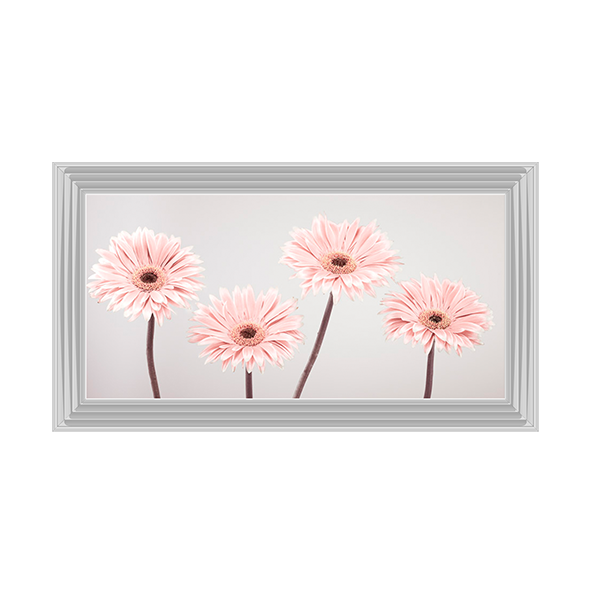 Set of 4 Gerberas nude pink