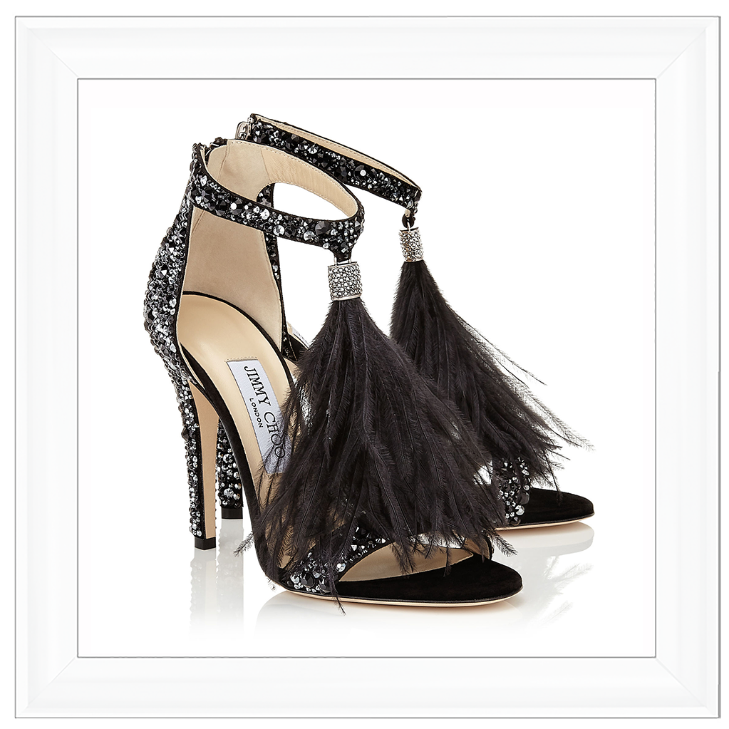 FS048 Black high heels