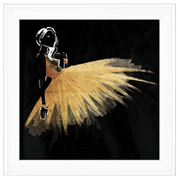 FG071 Golden Dress Puff Mate