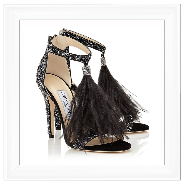 FS048 Black high heels
