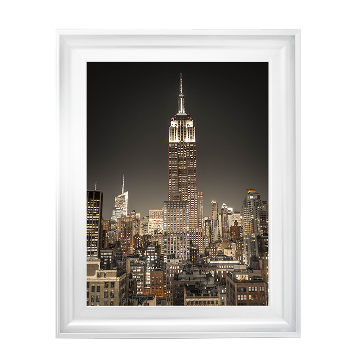 CY058 Empire State Building with New York City Manhattan skyline with skyscrapers
