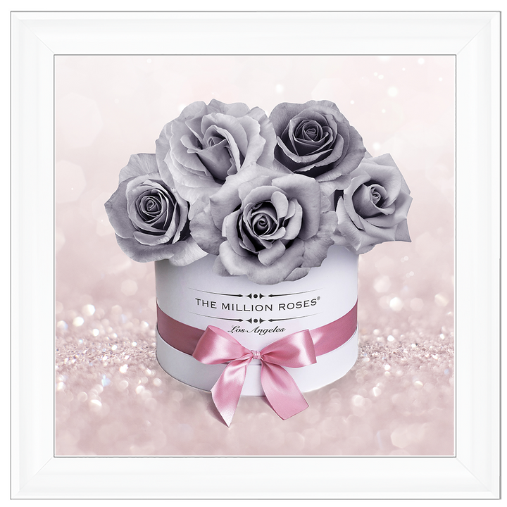 FL084 Grey Flower Box