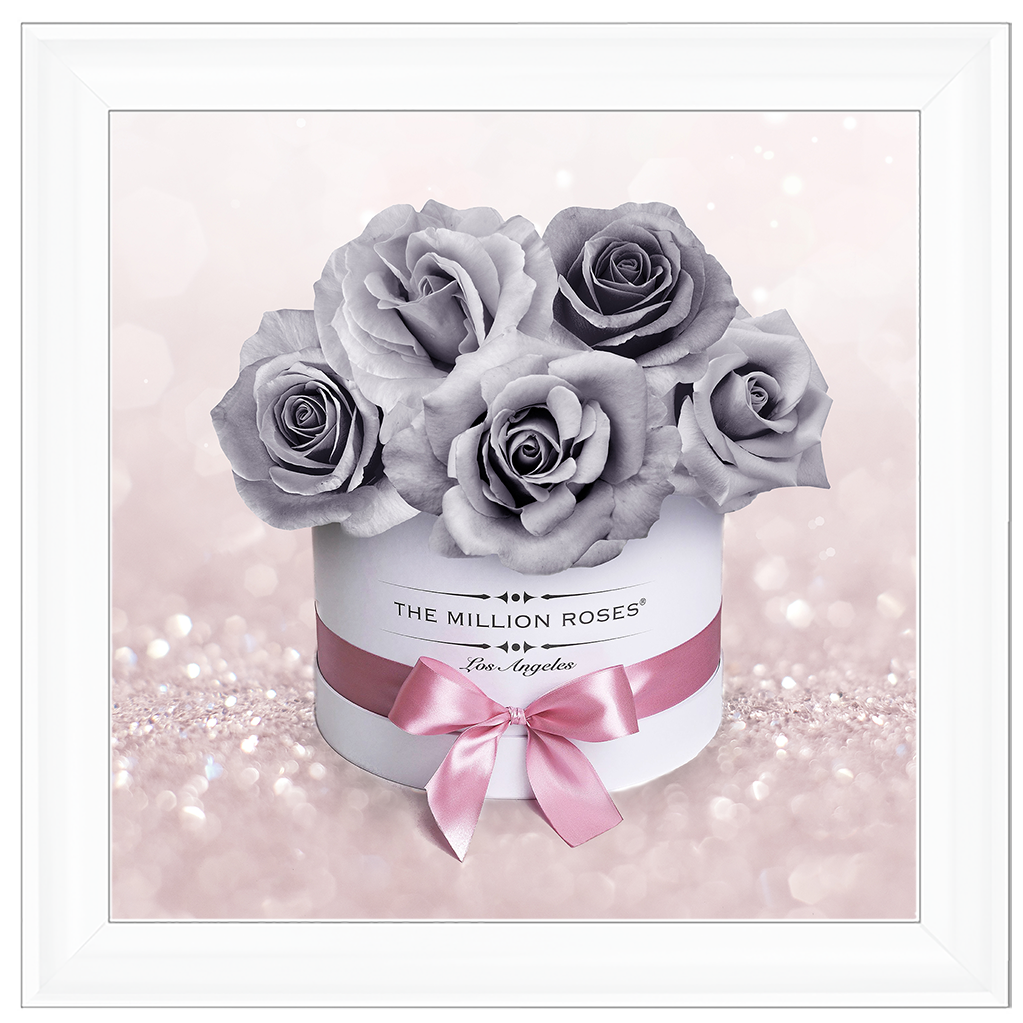 FL084 Grey Flower Box