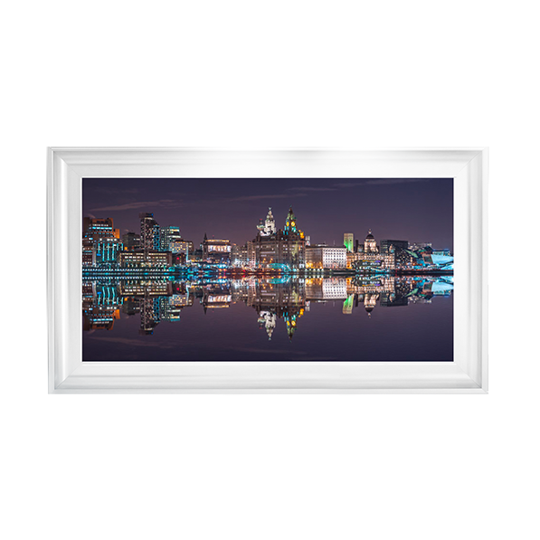 CY044 Liverpool city skyline across the River Mersey