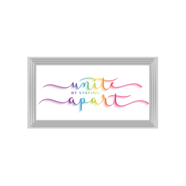 Unite by staying apart