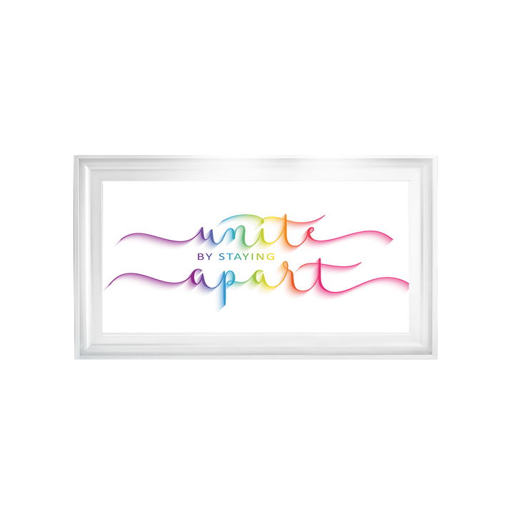 Unite by staying apart