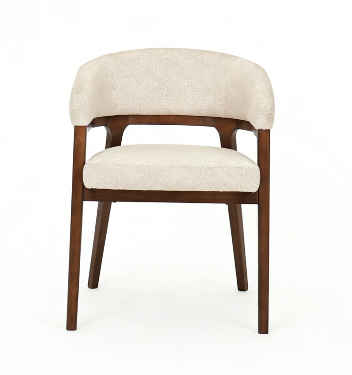 Zara Chair - Walnut & Taupe