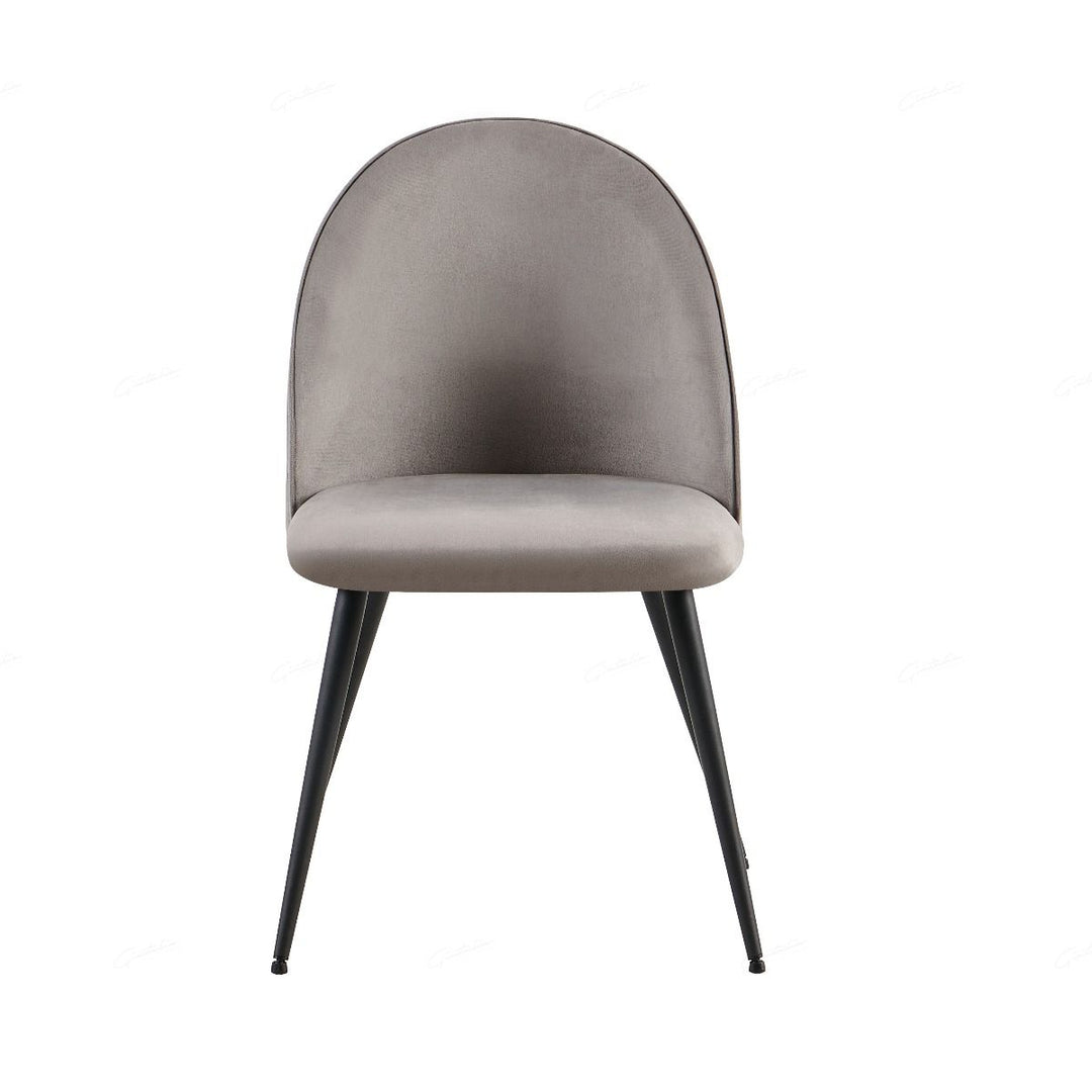 Zita Chair - Grey Velvet
