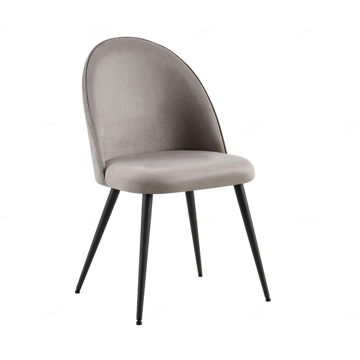 Zita Chair - Grey Velvet
