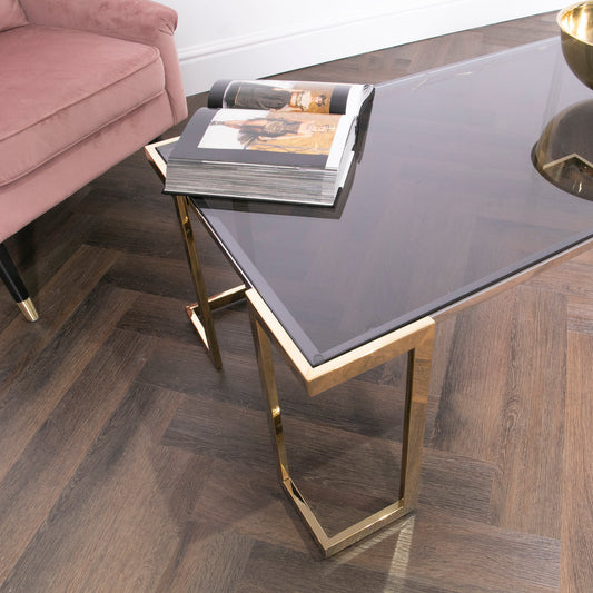 Domus Gold Plated Coffee Table