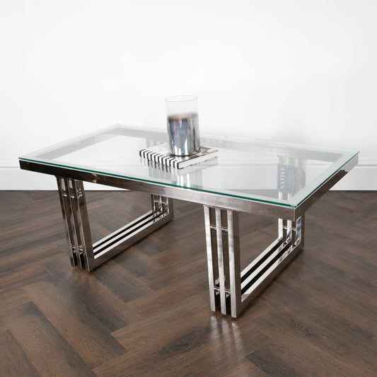 Silver Plated Zurich  Coffee Table