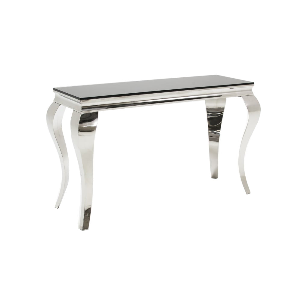 Louis Chrome Console Table -  Available in Multiple Colours
